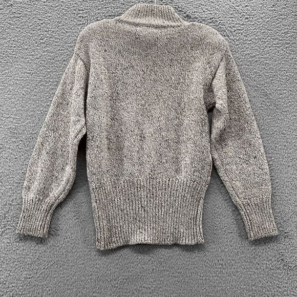 Vintage 80s Turtleneck‎ Boho Metallic Sweater M Mod Chunky Knit Retro 90s - Picture 10 of 13